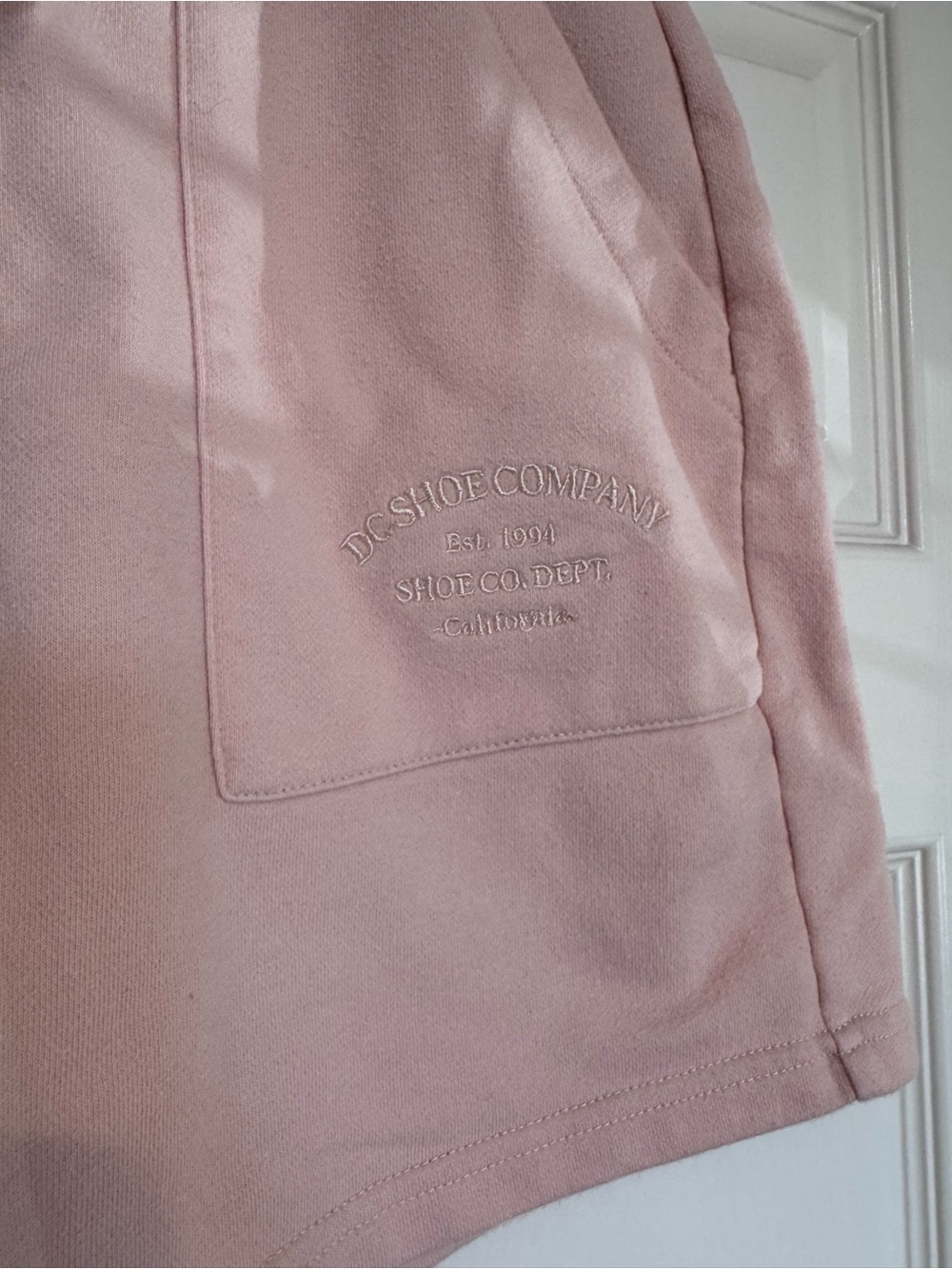 DC Pink Drawstring Shorts - Picture 6 of 8